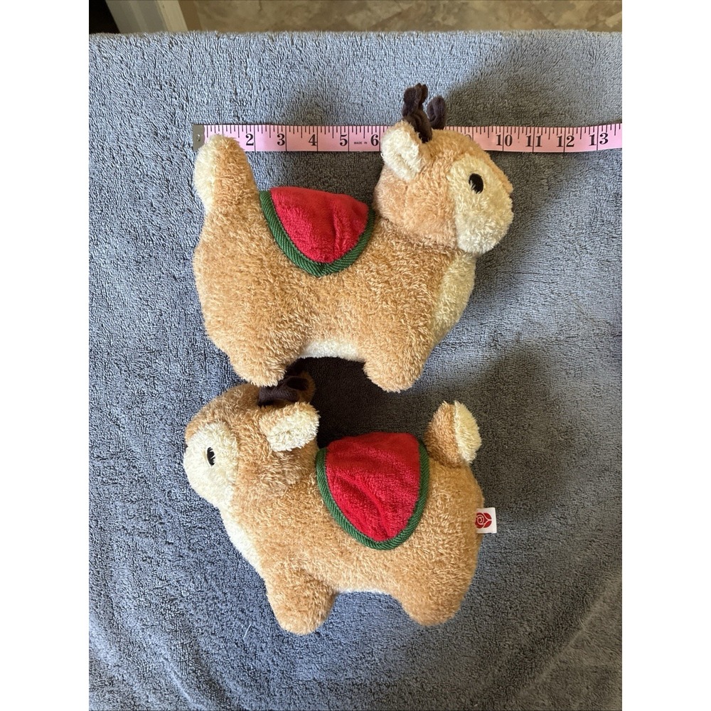 Christmas Reindeer Plush American greetings Pair